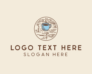 Coffee Cup Sketch logo