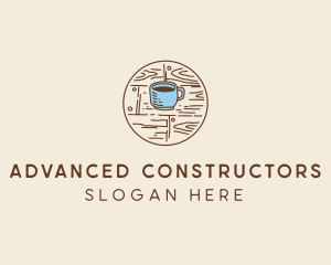 Coffee Cup Sketch logo design