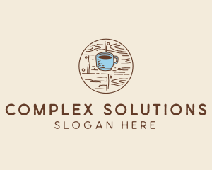 Coffee Cup Sketch logo design