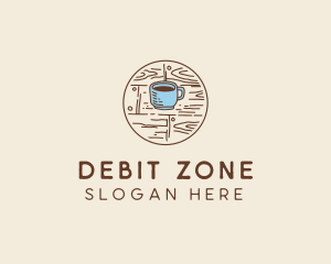 Coffee Cup Sketch logo design