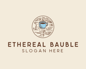 Coffee Cup Sketch logo design