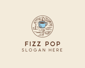 Coffee Cup Sketch logo design