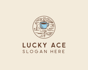 Coffee Cup Sketch logo design