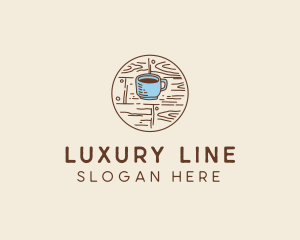 Coffee Cup Sketch logo design