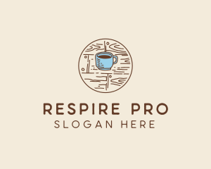 Coffee Cup Sketch logo design