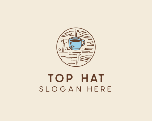 Coffee Cup Sketch logo design