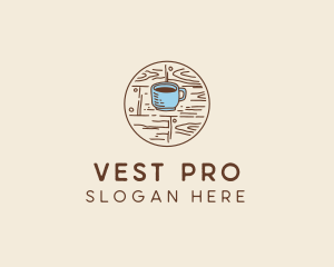 Coffee Cup Sketch logo design