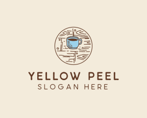 Coffee Cup Sketch logo design