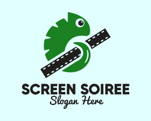 Green Lizard Film logo design