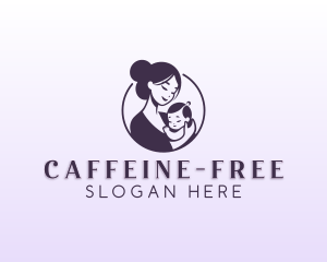 Mom Child Adoption logo design