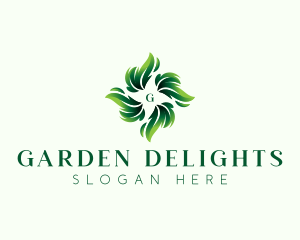 Leaf Plant Garden logo design