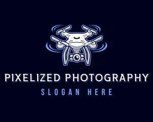 Drone Camera Surveillance logo design