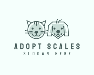 Cat Dog Pet Care logo design