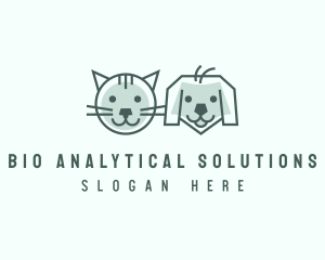 Cat Dog Pet Care logo design