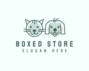 Cat Dog Pet Care logo design