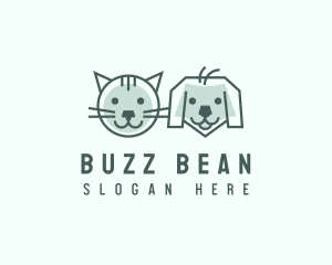 Cat Dog Pet Care logo design