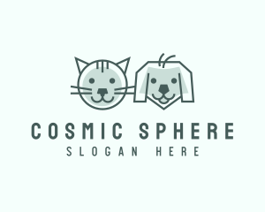 Cat Dog Pet Care logo design