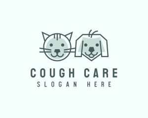 Cat Dog Pet Care logo design