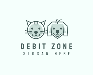 Cat Dog Pet Care logo design