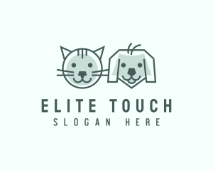 Cat Dog Pet Care logo design