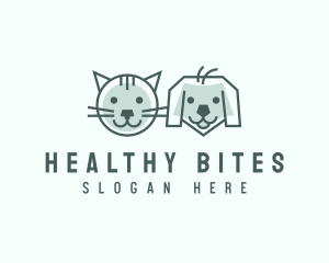 Cat Dog Pet Care logo design