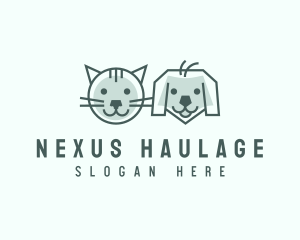 Cat Dog Pet Care logo design