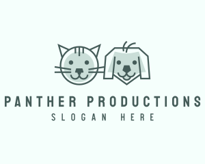 Cat Dog Pet Care logo design