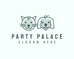 Cat Dog Pet Care logo design