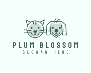 Cat Dog Pet Care logo design