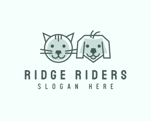 Cat Dog Pet Care logo design