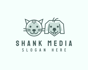 Cat Dog Pet Care logo design