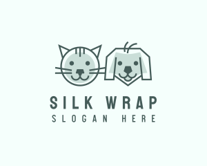 Cat Dog Pet Care logo design