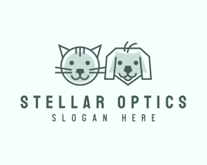 Cat Dog Pet Care logo design