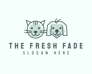 Cat Dog Pet Care logo design