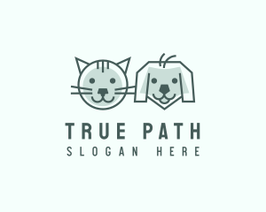 Cat Dog Pet Care logo design