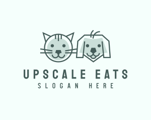 Cat Dog Pet Care logo design