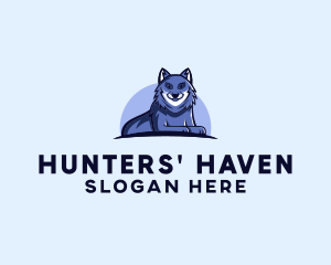 Wild Wolf Hunter  logo design