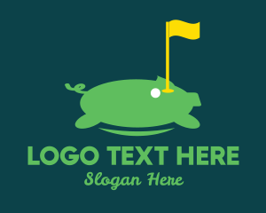 Golf Tournament Pig logo