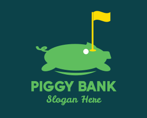 Golf Tournament Pig logo