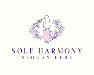 Nail Polish Wreath logo