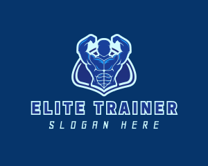 Gym Muscle Trainer logo design