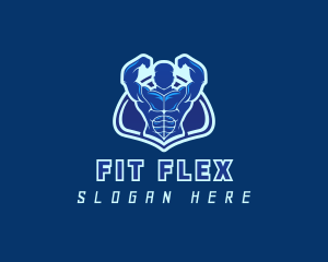 Gym Muscle Trainer logo design