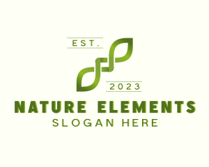 Leaves Farming Nature logo design