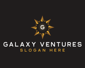 Luxury Star Compass logo design