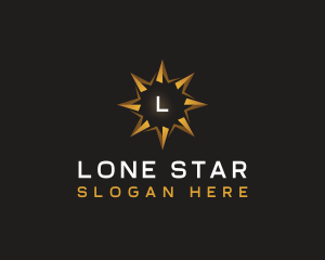 Luxury Star Compass logo design