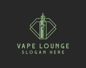 Vape Smoking Badge logo