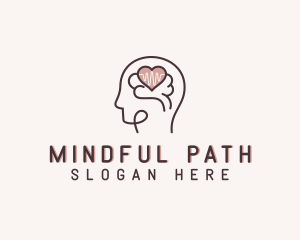 Brain Heart Mental Health logo design