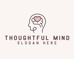 Brain Heart Mental Health logo design