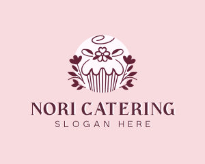 Sweet Cupcake Dessert logo design