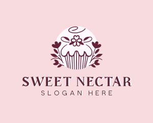 Sweet Cupcake Dessert logo design